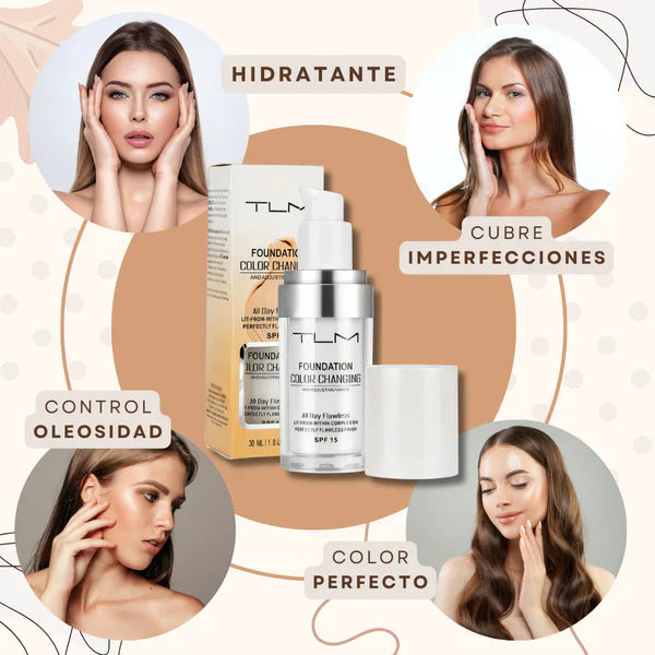 LA ÚNICA BASE DE MAQUILLAJE MÁGICA QUE CAMBIA DE COLOR 😍