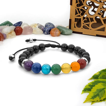✨ Eleva tu energía con CRISTAL-ALIGN™ y vive en armonía con la Pulsera 7 Chakras OFERTA 2X1 🔮