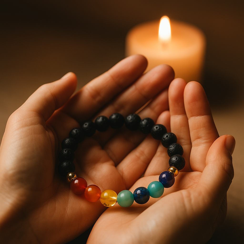 ✨ Eleva tu energía con CRISTAL-ALIGN™ y vive en armonía con la Pulsera 7 Chakras OFERTA 2X1 🔮