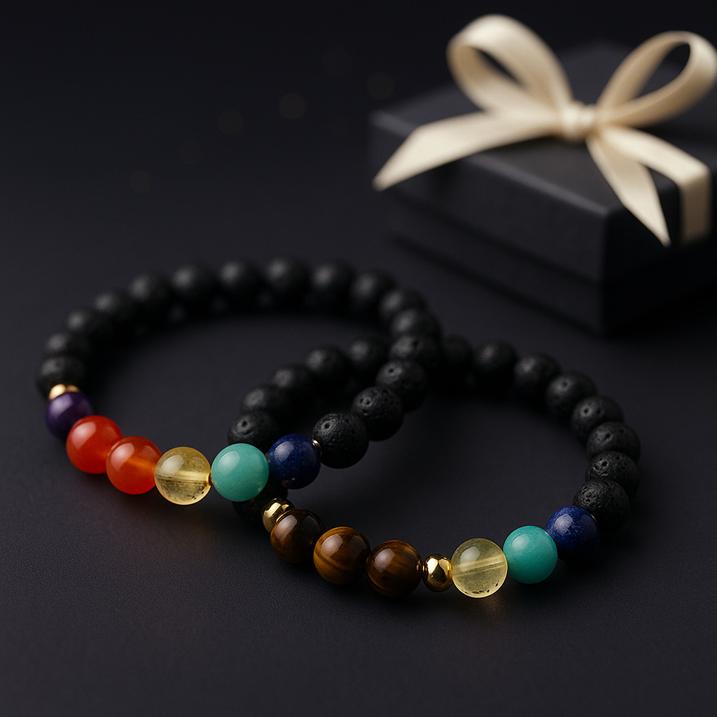✨ Eleva tu energía con CRISTAL-ALIGN™ y vive en armonía con la Pulsera 7 Chakras OFERTA 2X1 🔮